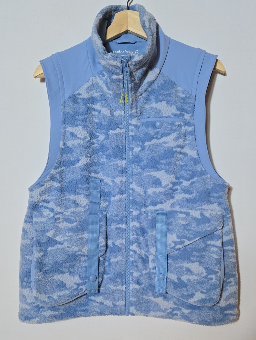 Outdoor Voices Fleece RecTrek Vest M Unisex Sherpa Outdoor Gorpcore Outerwear